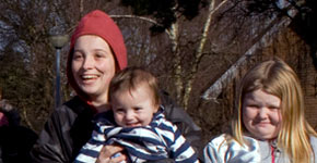 close up of members of Ely group
