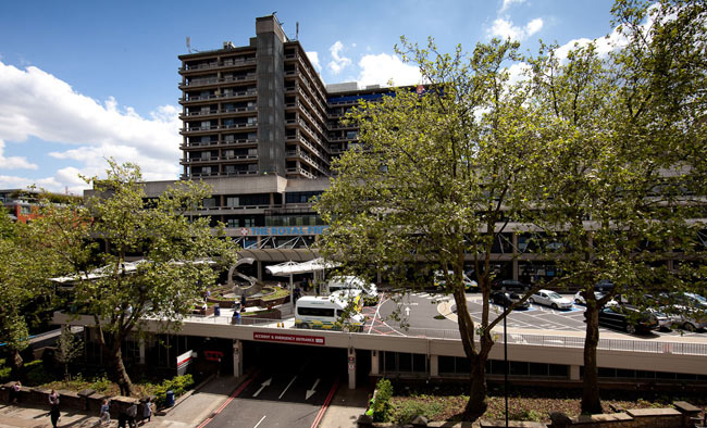 Royal Free Hospital, entrance to A&E department