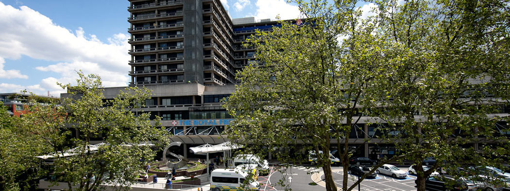 Royal Free Hospital new entrance
